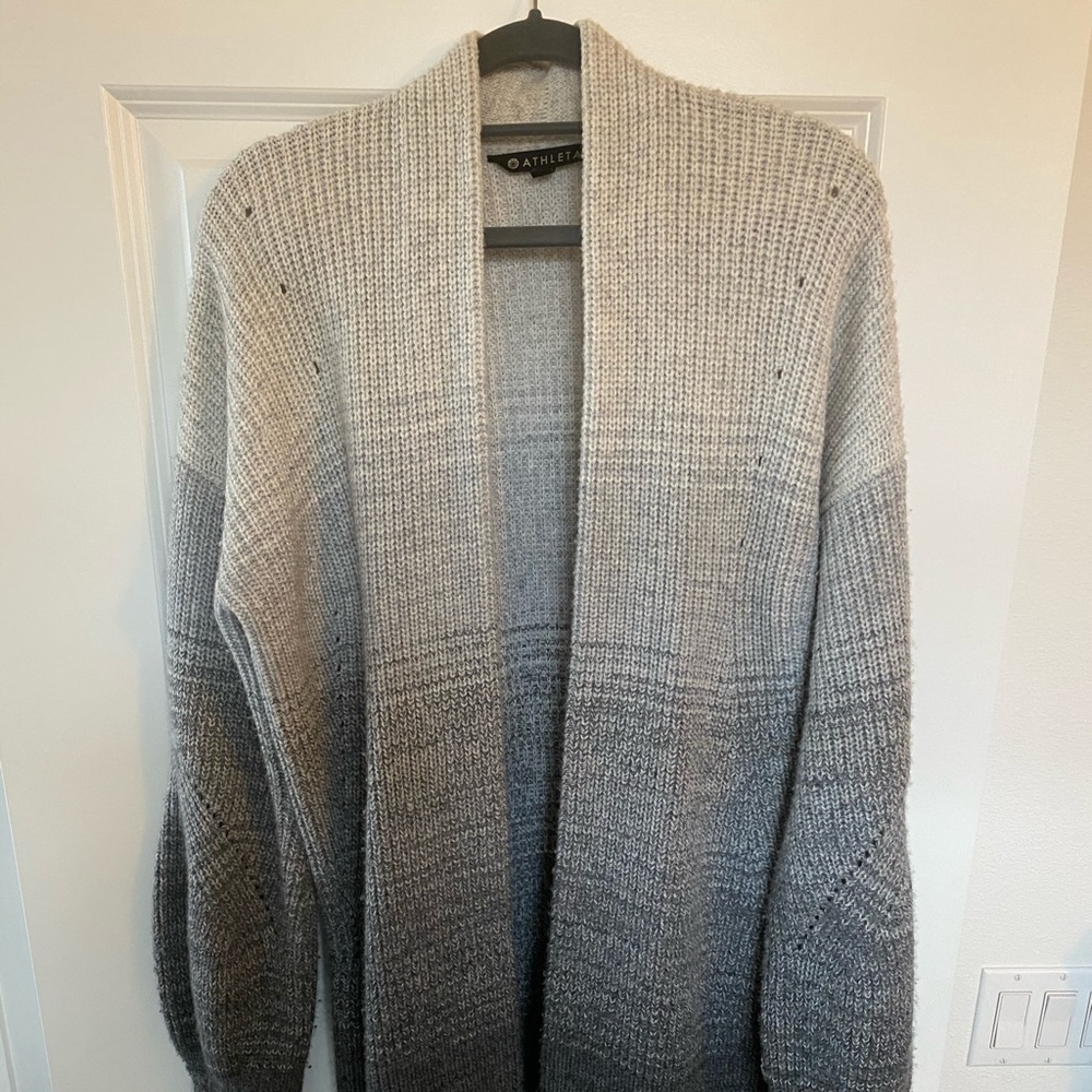 Athleta Ombré Cashmere Cardigan